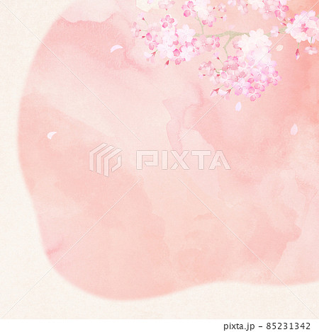 桜の和風背景 桜の和風背景 85231342