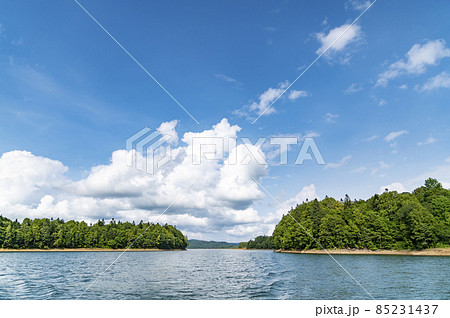 朱鞠内湖畔キャンプ場　夏の北海道 85231437