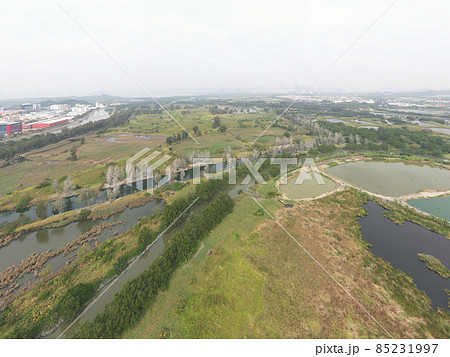 Beautiful natural landscape shot by drone in Nam Sang Wai in Yuen Long 19 Dec 2021 Beautiful natural landscape shot by drone in Nam Sang Wai in Yuen Long 19 Dec 2021 85231997