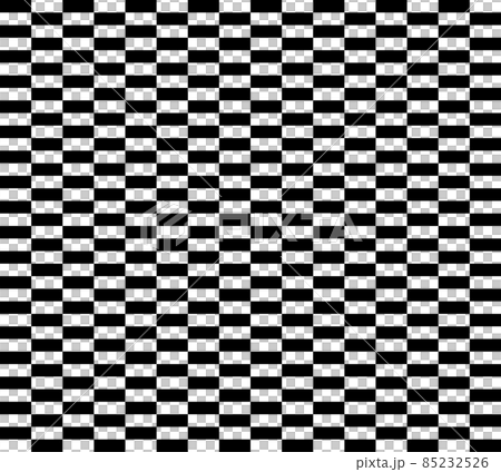 Plaid wallpaper background white x black pattern 1 - Stock Illustration  [85232526] - PIXTA