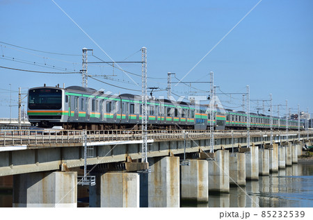 東海道本線 茅ヶ崎-平塚 JR東日本 E231系1000番台 K-42編成(国府津) 東海道本線 茅ヶ崎-平塚 JR東日本 E231系1000番台 K-42編成(国府津) 85232539