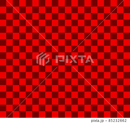 市松模様 壁紙 背景 赤 パターン2のイラスト素材