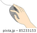 マウスを使う手 85233153