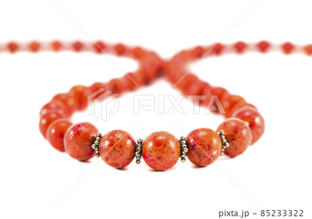 isolated on white vintage necklace isolated on white vintage necklace 85233322