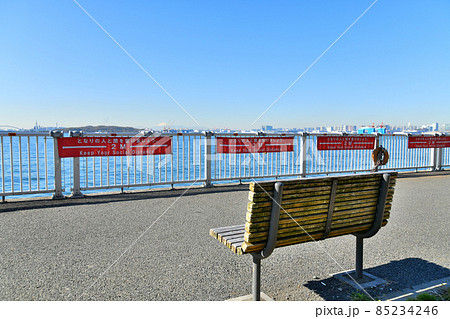 若洲海浜公園 海釣り施設 東京都江東区 21 12 の写真素材