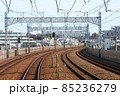 複々線の鉄道線路 85236279