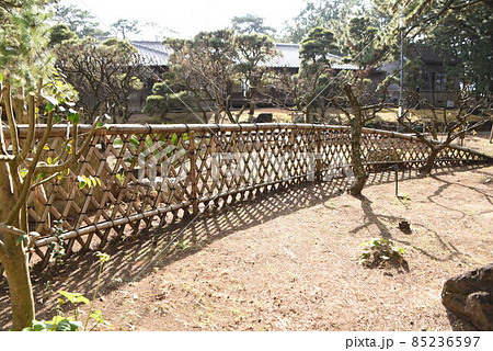 曲線の美・光悦垣 85236597