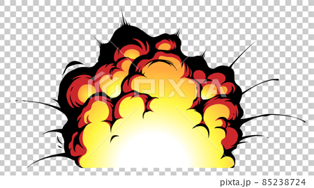 Explosion explosion scene - Stock Illustration [85238724] - PIXTA