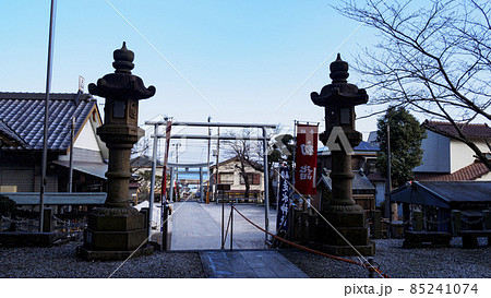 神奈川県横須賀市走水神社の冬 85241074