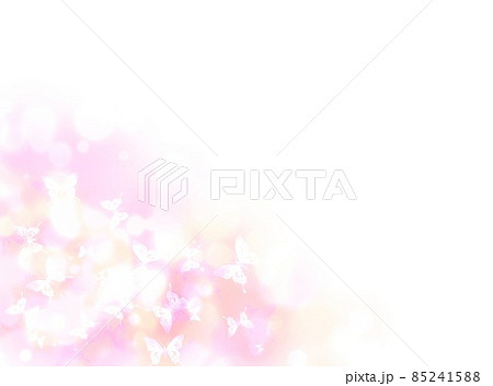 淡い蝶の春イラスト 85241588