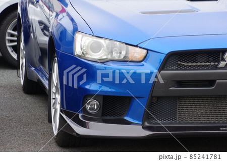 自動車イメージ　三菱ランサーエボリューションのフロントマスク 85241781