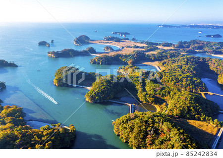 早朝の秋の松島(宮城県) 早朝の秋の松島(宮城県) 85242834