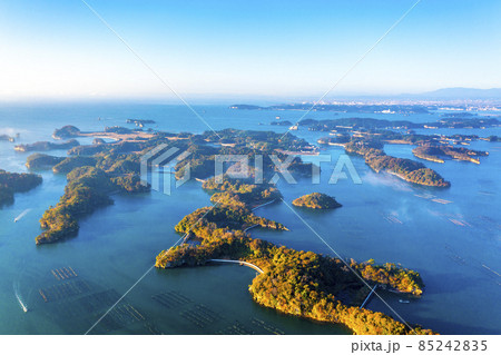 早朝の秋の松島(宮城県) 早朝の秋の松島(宮城県) 85242835