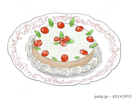 レトロなバタークリームケーキ 85242955