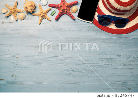 Summer objects for vacation 85245747