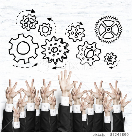Business and teamwork concept Business and teamwork concept 85245890