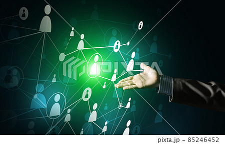 Presenting modern wireless technologies as means of communucation and networking on dark background Presenting modern wireless technologies as means of communucation and networking on dark background 85246452