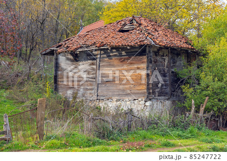 Caved Roof Abandoned House Caved Roof Abandoned House 85247722