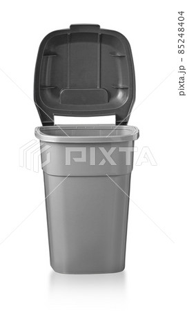 Grey open  garbage bin 85248404