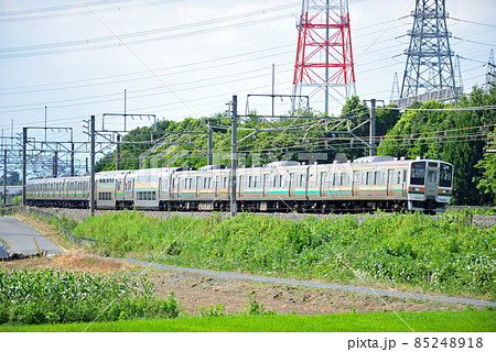 高崎線 本庄-岡部 JR東日本 211系 C17編成(高崎) 高崎線 本庄-岡部 JR東日本 211系 C17編成(高崎) 85248918