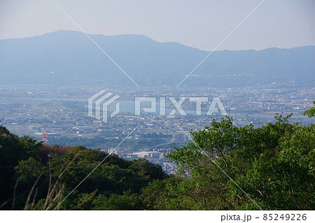徳島県　眉山から藍住町・板野町方面を望む 85249226