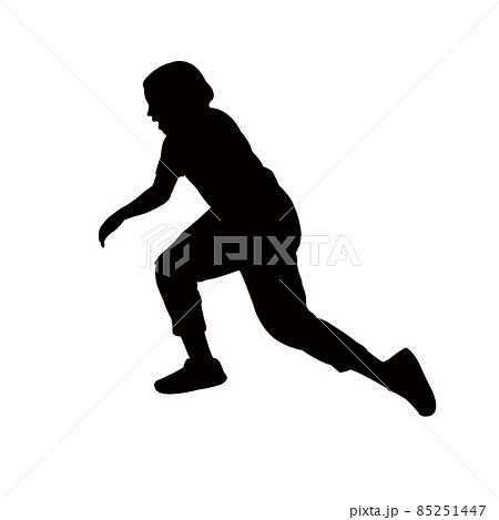 a child body silhouette vector a child body silhouette vector 85251447