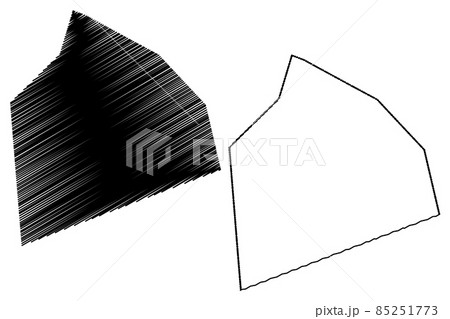 St. Thomas (Barbados, Parishes of Barbados) map vector illustration, scribble sketch Parish of Saint Thomas map 85251773