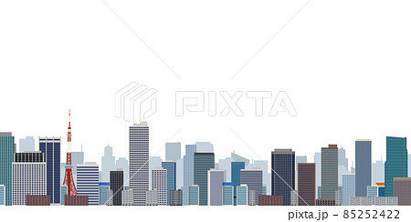 高層ビル 大都市 背景素材のイラスト素材 高層ビル 大都市 背景素材のイラスト素材