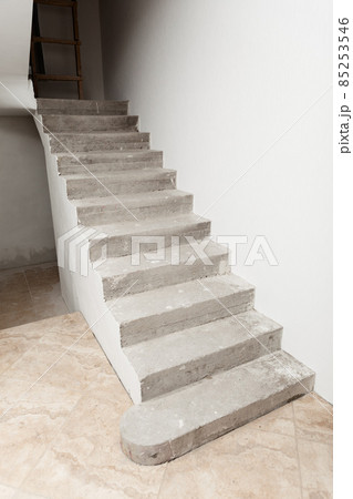 concrete staircase under construction 85253546