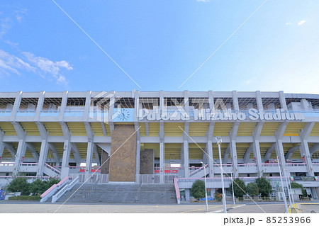 パロマ瑞穂スタジアム 名古屋市瑞穂公園陸上競技場 瑞穂運動場 の写真素材