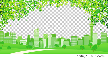 高層ビル　大都市　背景素材 85255282