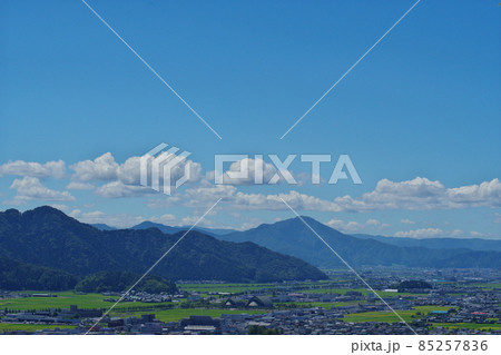 福井市 八幡山展望台からの福井市南部 鯖江市方面の眺め 福井市 八幡山展望台からの福井市南部 鯖江市方面の眺め 85257836