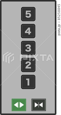 elevator buttons clipart