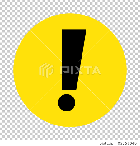 Attention mark circle icon 85259049