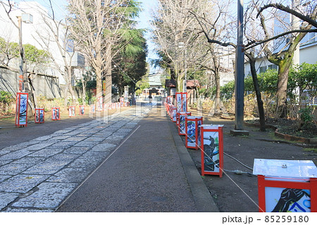 亀戸香取神社 参道 スポーツ振興の神様 亀戸香取神社 参道 スポーツ振興の神様 85259180