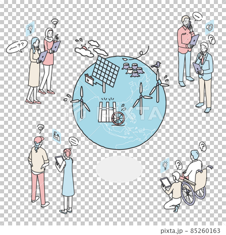 People who think about the problem of renewable energy Diversity 85260163