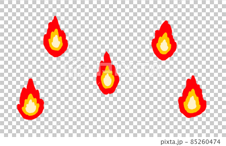 Fireball effect (red) - Stock Illustration [85260474] - PIXTA