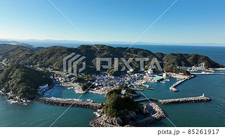 【離島の空撮】三重県鳥羽市 答志島/上空から撮影/ドローン 85261917