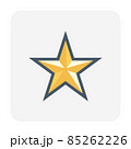 Christmas star vector icon design. 85262226