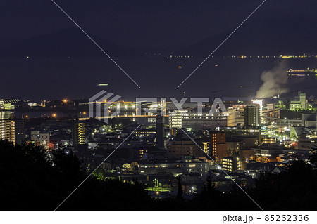 宮島と廿日市市街地 広島県廿日市市 宮島と廿日市市街地 広島県廿日市市 85262336