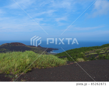 三宅島 火山 雄山 風景 三宅島 火山 雄山 風景 85262871