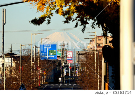 千葉市緑区から見た富士山 千葉市緑区から見た富士山 85263714
