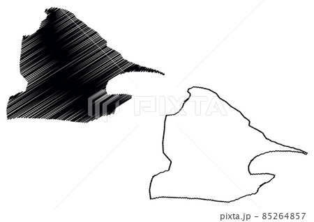 Santo Domingo City (Republic of Ecuador, Santo Domingo de los Tsachilas Province) map vector illustration, scribble sketch City of Santo Domingo de los Colorados map 85264857