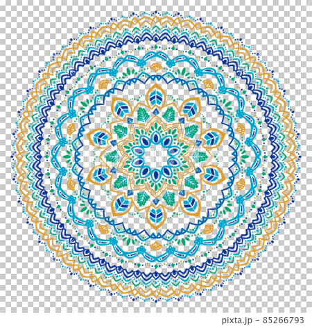 Mandala art (exotic blue) 85266793