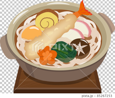 帶底板的鍋燒烏冬面 帶底板的鍋燒烏冬面 85267253