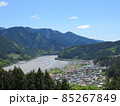 川根本町の見晴らしの良い山からの風景 85267849