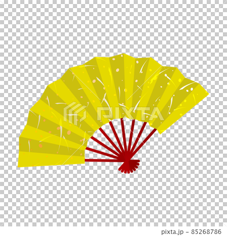 金色の扇子 85268786