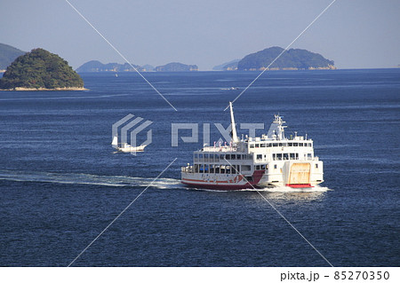 周防大橋から望む瀬戸内の島々 周防大橋から望む瀬戸内の島々 85270350