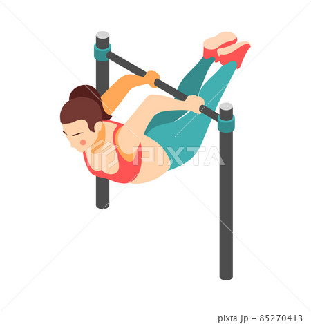 Bar Lifting Workout Composition 85270413