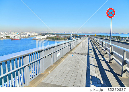 東京ゲートブリッジより若洲海浜公園方面を望む(東京都江東区)【2021.12】 85270827